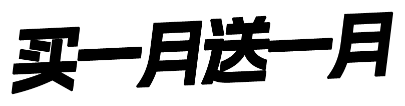 买一月送一月