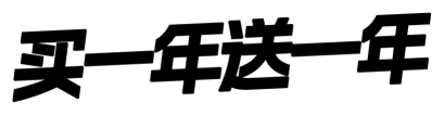 买一年送一年